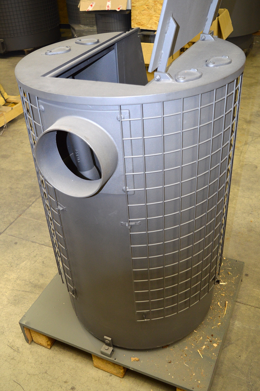 Deom Turbo Industriel Géant Réf. CHAUFFAGE Poêles pour atelier / brûle tout Votre